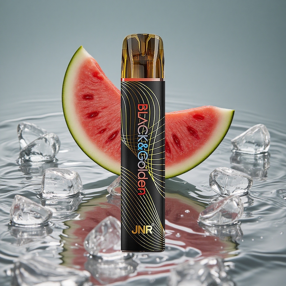JNR BlackGolden 800 Puffs Vienkartinis Vape Arbūzas Ledas