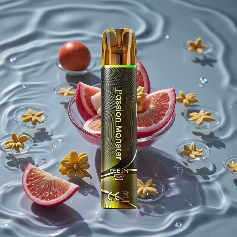 JNR BlackGolden 800 Puffs Vienkartinis Vape Passion Monstras