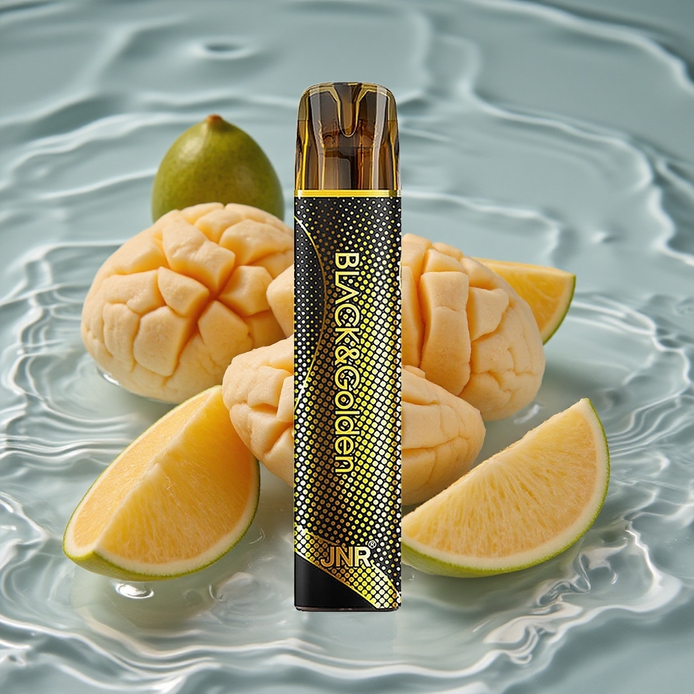 JNR BlackGolden 800 Puffs Vienkartinis Vape Triple Mango