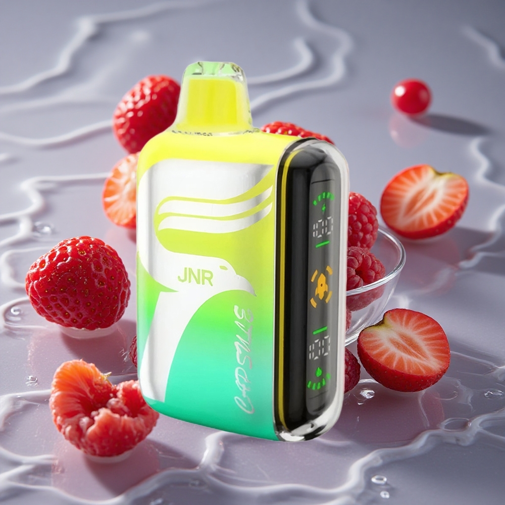 JNR Capsule 15000 Puffs Braškė Avietė Vyšnia Vienkartinis Vape