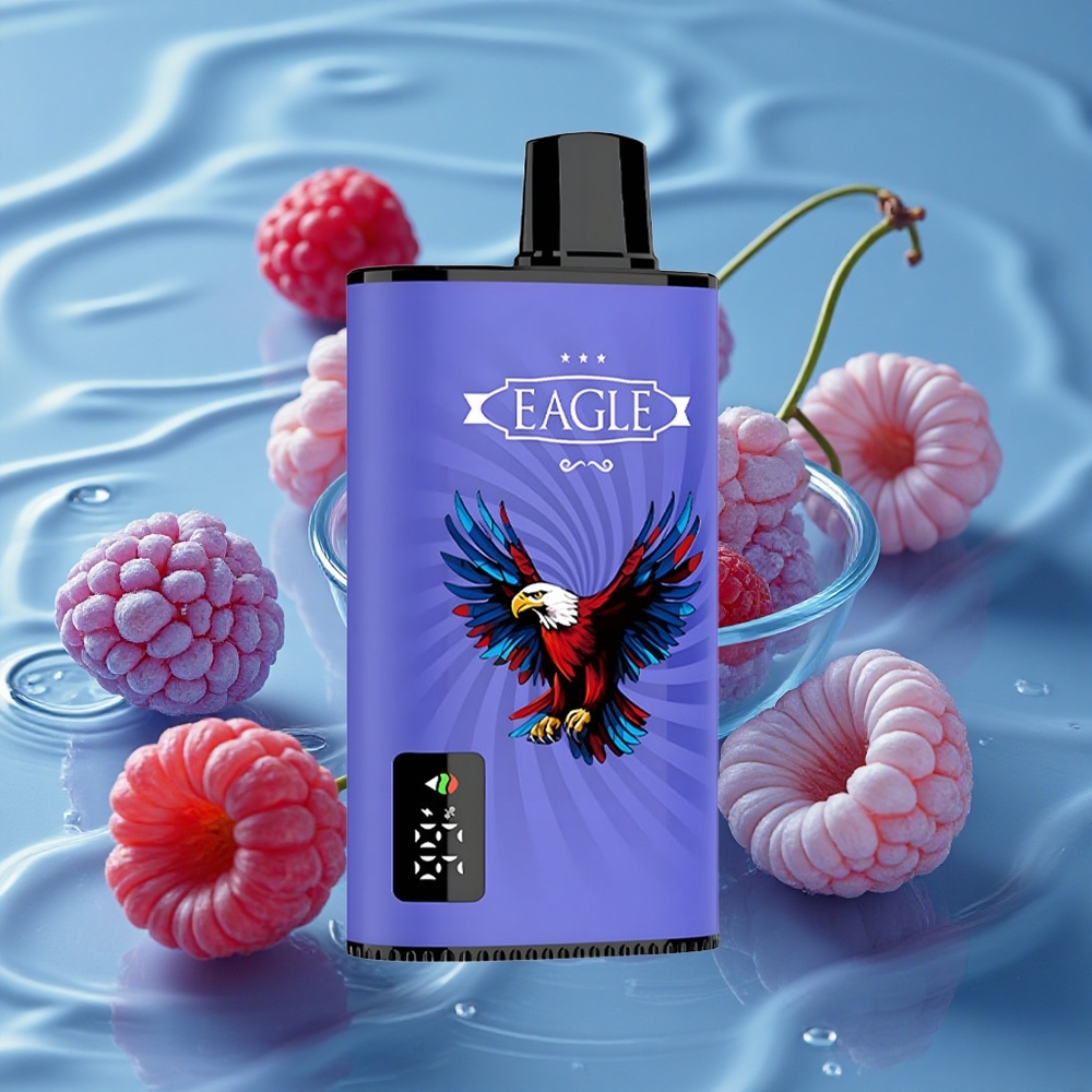 JNR EAGLE Smart 23000 Puffs 25ml Talpos Vienkartinis Vape Mėlyna Avietė Vyšnia