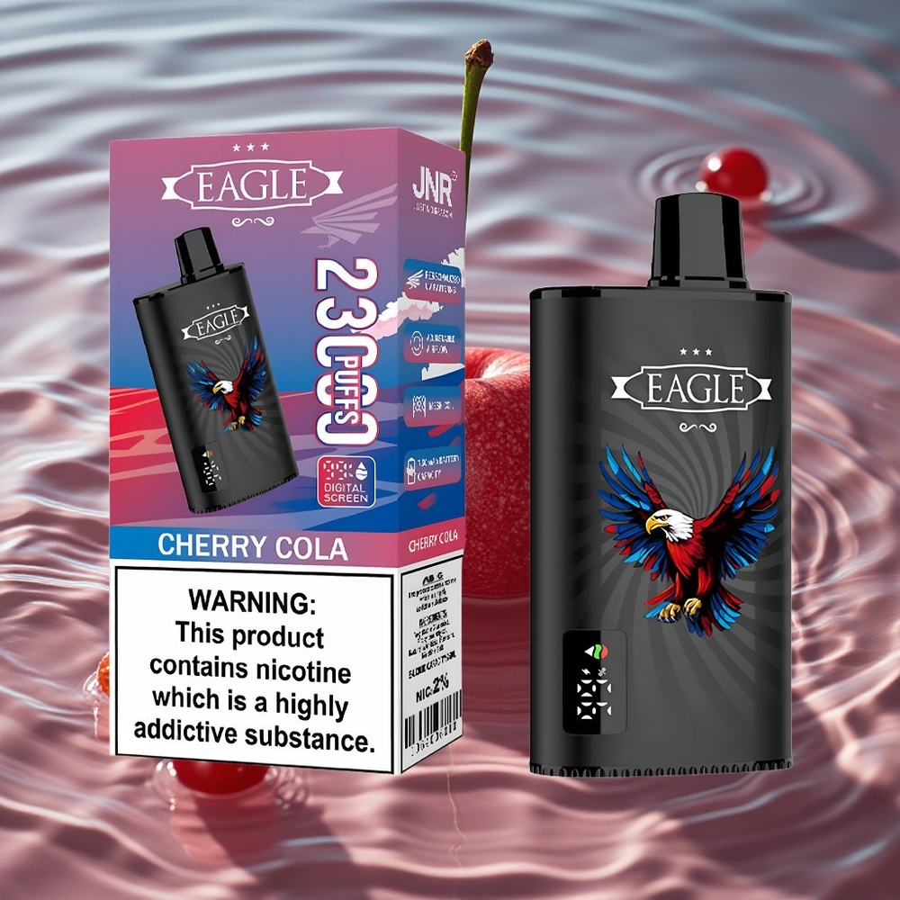 JNR EAGLE Smart 23000 Puffs Vienkartinis Vape 25ml Cherry Cola (Vyšnių Kola)