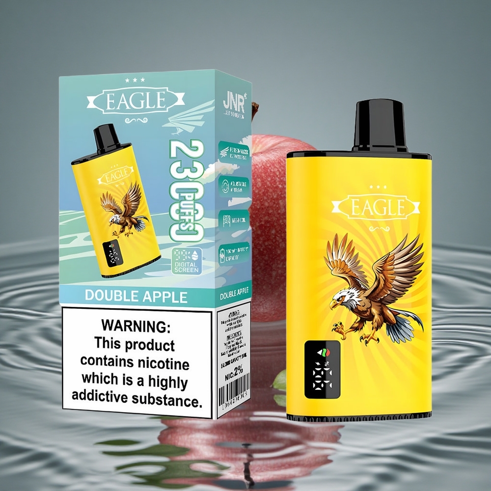 JNR EAGLE Smart 23000 Puffs Vienkartinis Vape Dviguba Obuolė