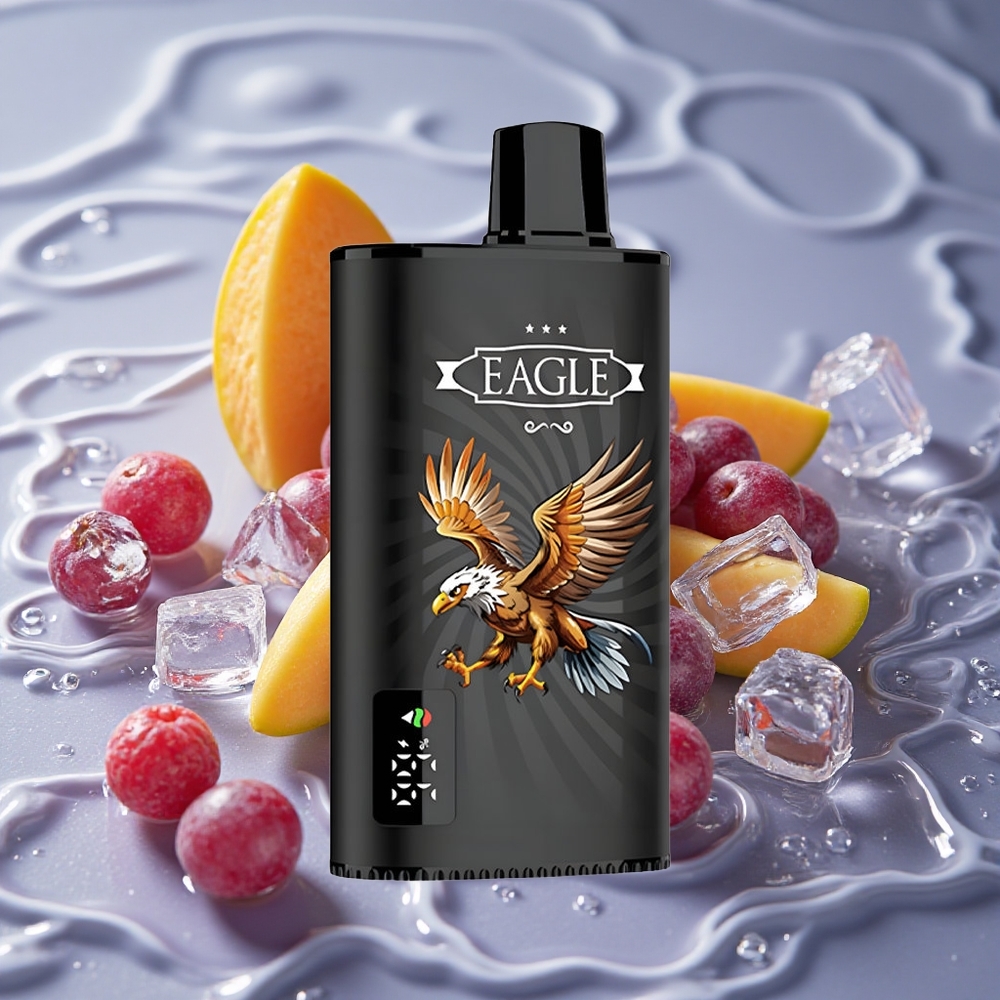JNR EAGLE Smart 23000 Puffs Vienkartinis Vape Juodojo serbento mango ledas