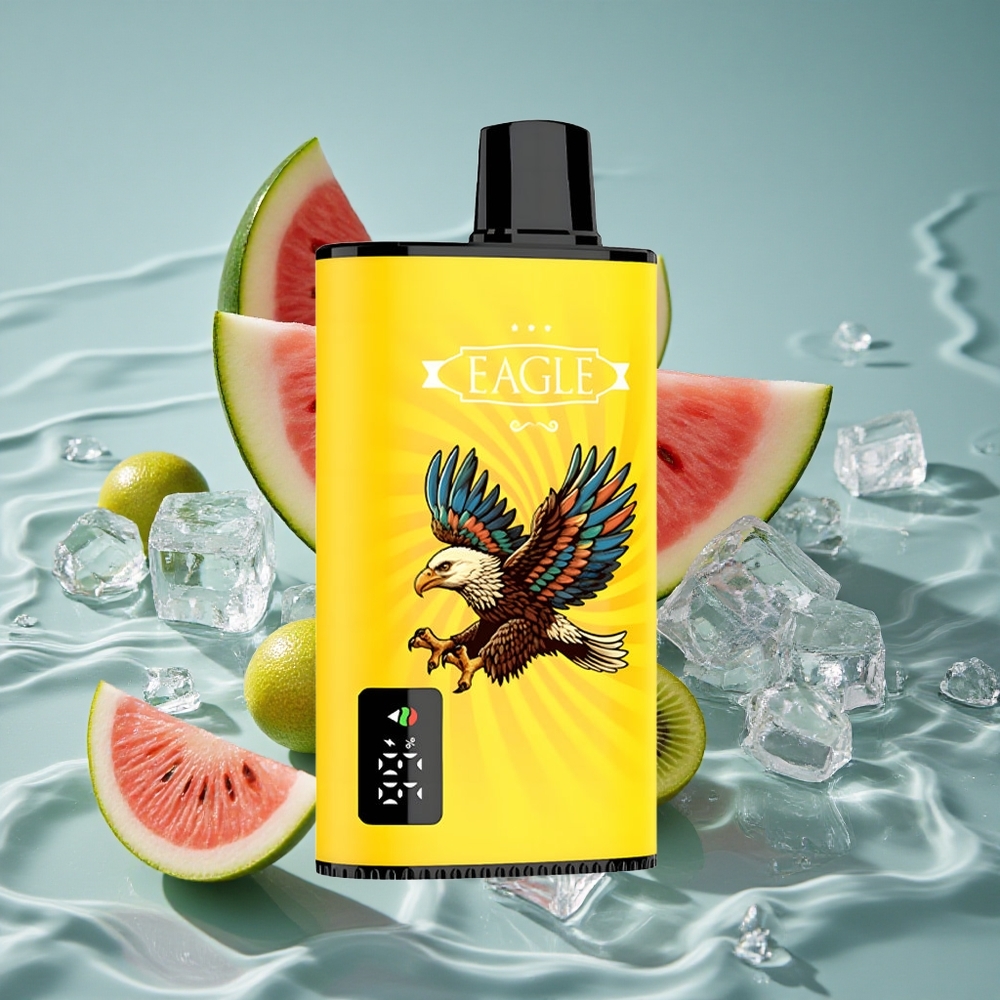 JNR EAGLE Smart 23000 Puffs Vienkartinis Vape Kiwi Arbūzas Ledas su 25ml Skysčio Talpa
