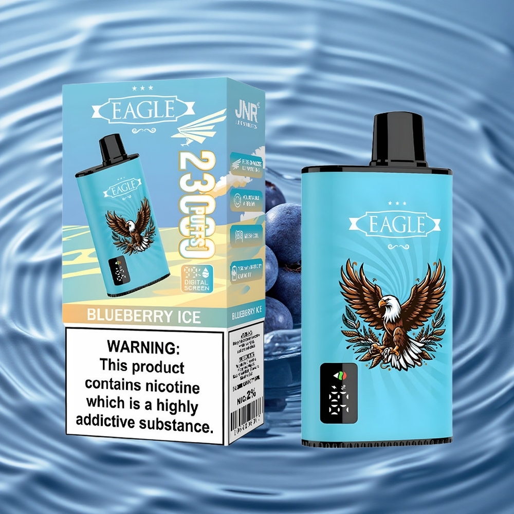 JNR EAGLE Smart 23000 Puffs Vienkartinis Vape Mėlynųjų Uogų Ledas