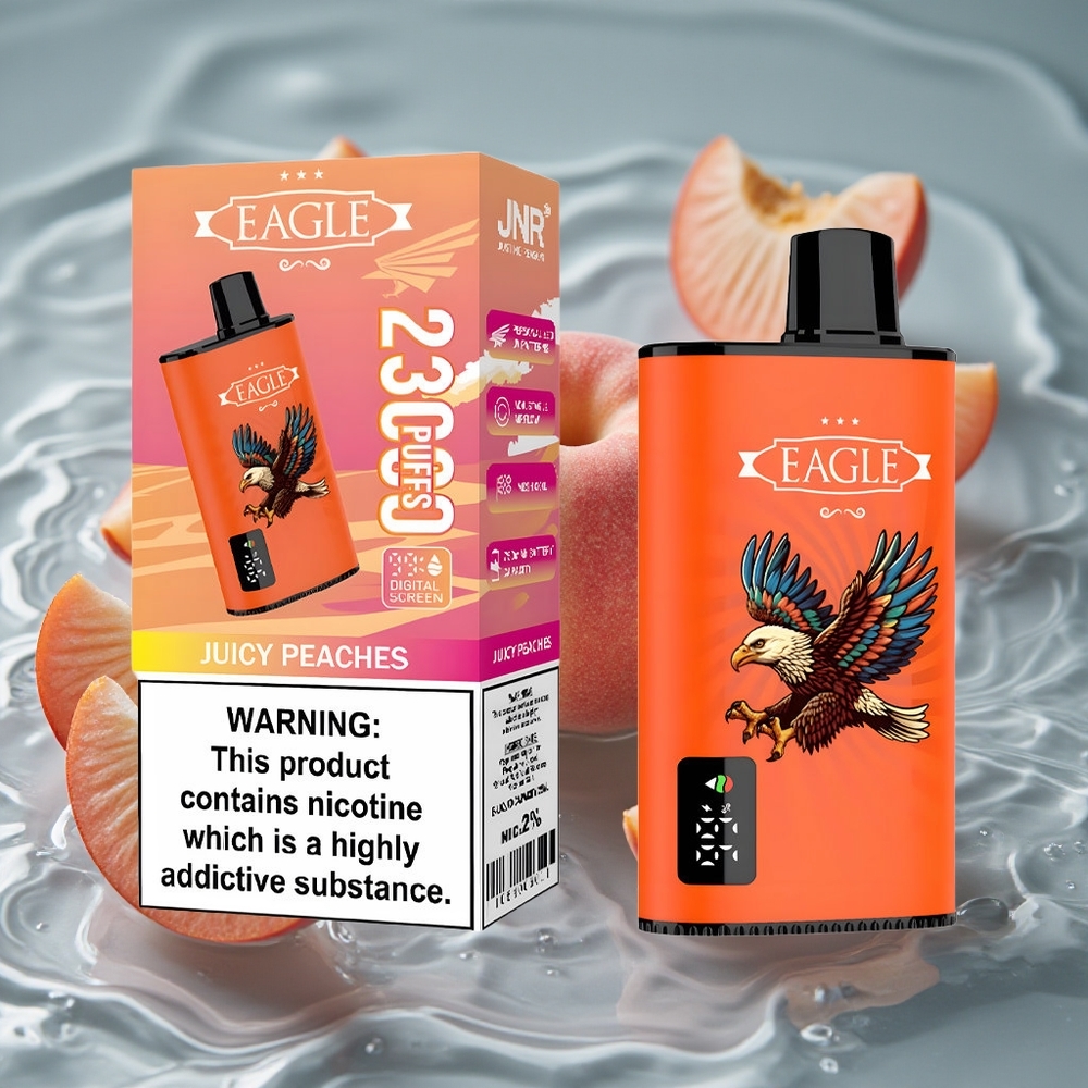 JNR EAGLE Smart 23000 Puffs Vienkartinis Vape Sultingos Persikos