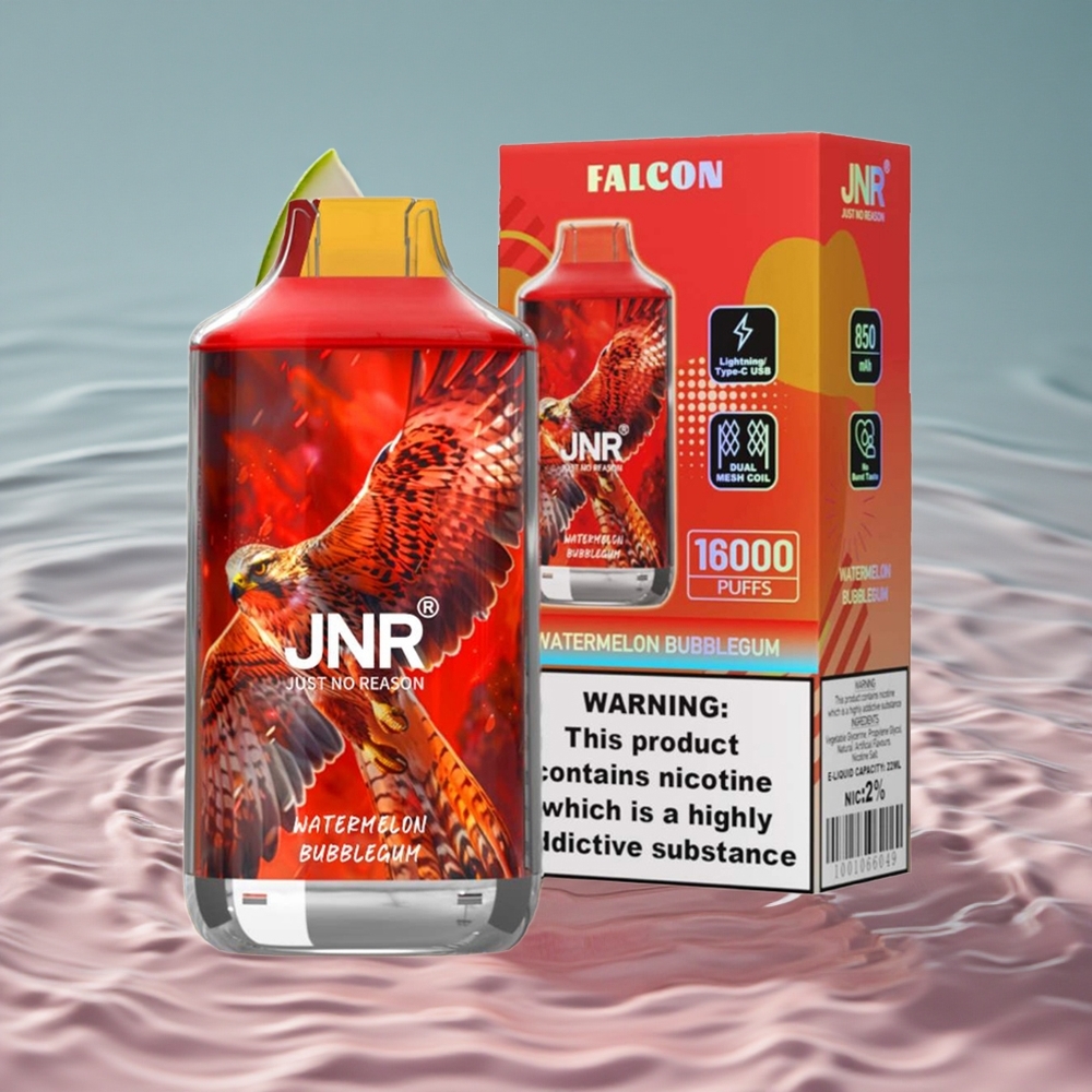 JNR Falcon 16000 Puffs Vienkartinis Vape Arbūzas Miegojimo Guma