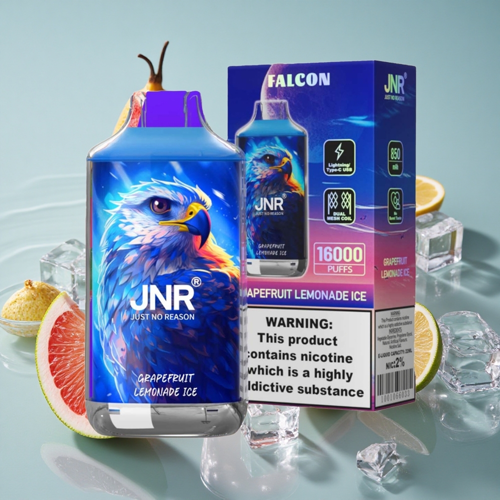 JNR Falcon 16000 Puffs Vienkartinis Vape Greipfrutų Limonadas Ledas