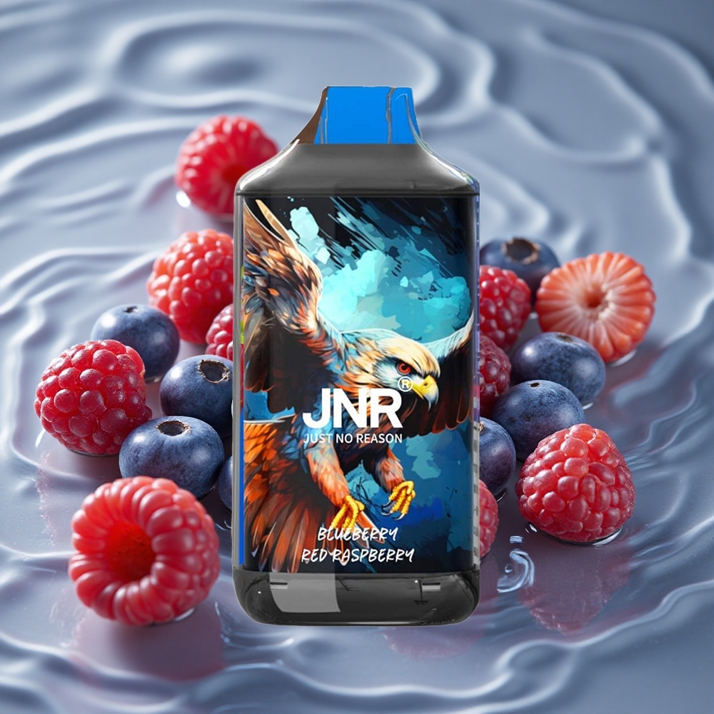 JNR Falcon 16000 Puffs Vienkartinis Vape Mėlynoji Raudonoji Avietė