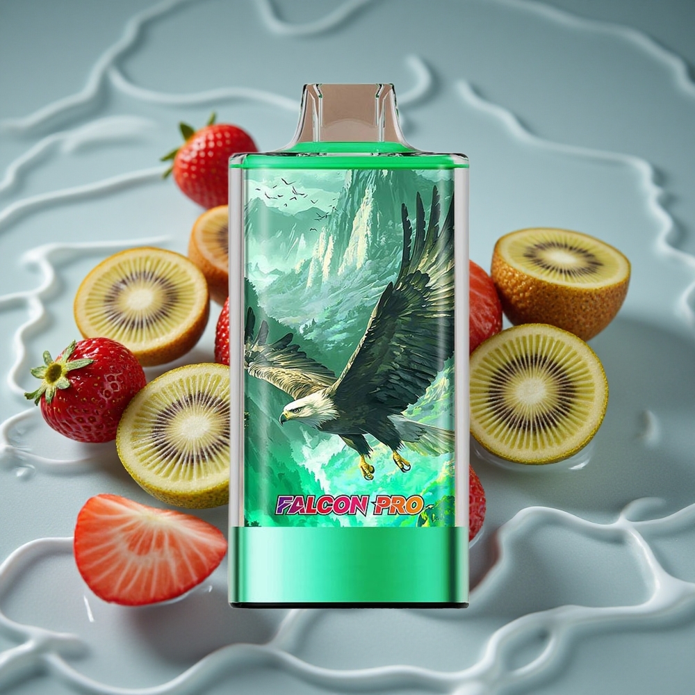 JNR Falcon Pro 28000 Braškynės-Agruonio Vienkartinis Vaporizatorius su 28000 Traukimų