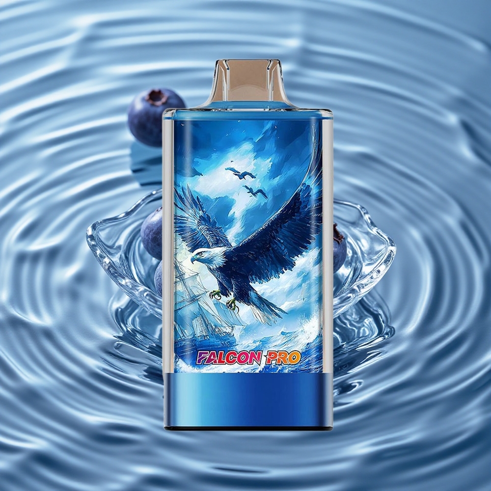 JNR Falcon Pro 28000 MTL Vaping Vienkartinis Vape Mėlynųjų Uogų Ledas