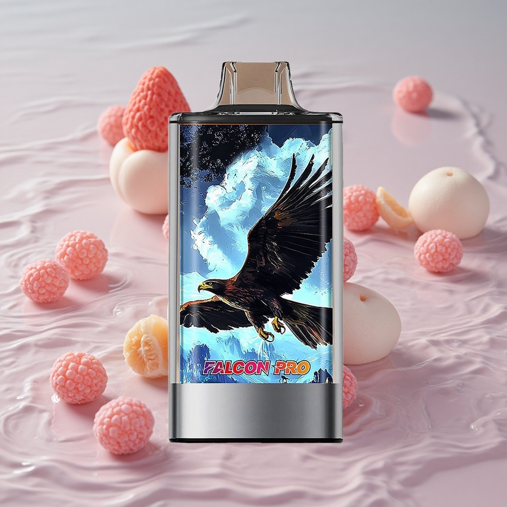 JNR Falcon Pro 28000 Vienkartinis Vape Baltasis Persikas Razz su 28000 Traukimų