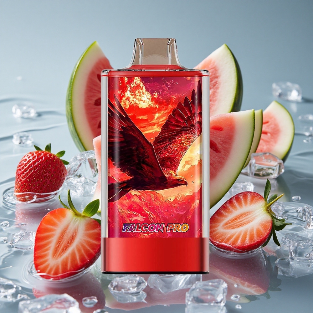JNR Falcon Pro 28000 Vienkartinis Vape Braškės Arbūzas Ledas su 28000 Traukimų