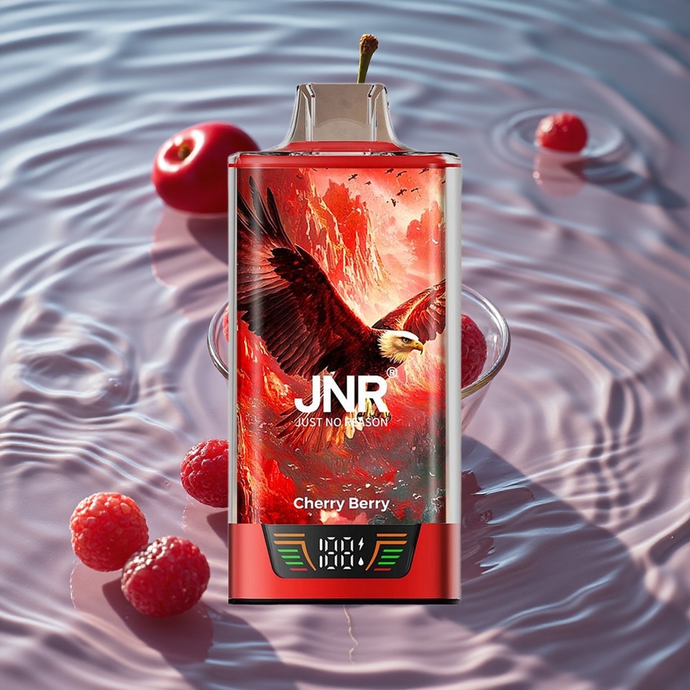 JNR Falcon Pro 28000 Vienkartinis Vape Vyšnių Uogų su 28000 Traukimų