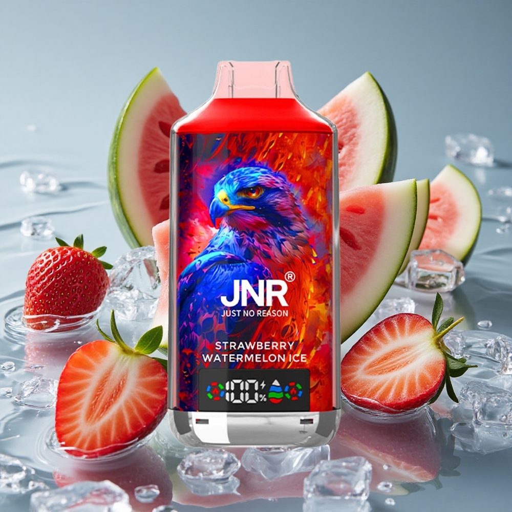JNR Falcon X 18000 Puffs Vienkartinis Vape Braškės Arbūzas Ledas