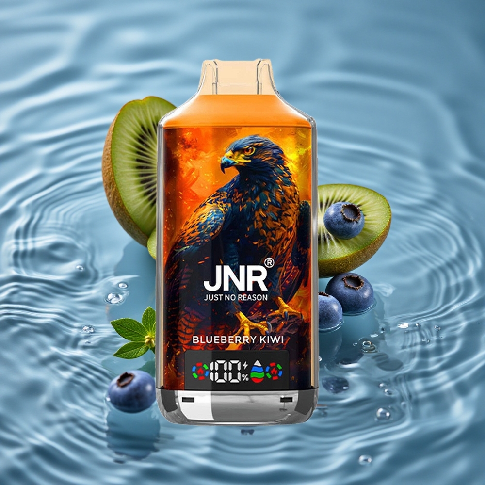 JNR Falcon X 18000 Puffs Vienkartinis Vape Mėlynųjų Serbentų Kiwi