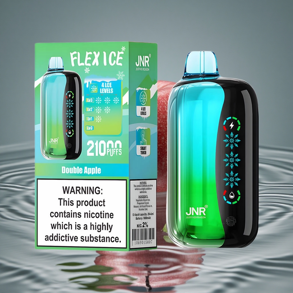 JNR Flex Ice 21000 Puffs Vienkartinis Vape Double Obuolys
