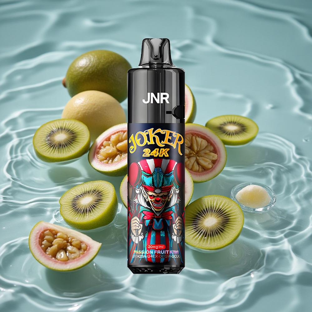 JNR Joker 24K Puffs 10ml Perpildomas Pūstelis Passion Fruit Kiwi