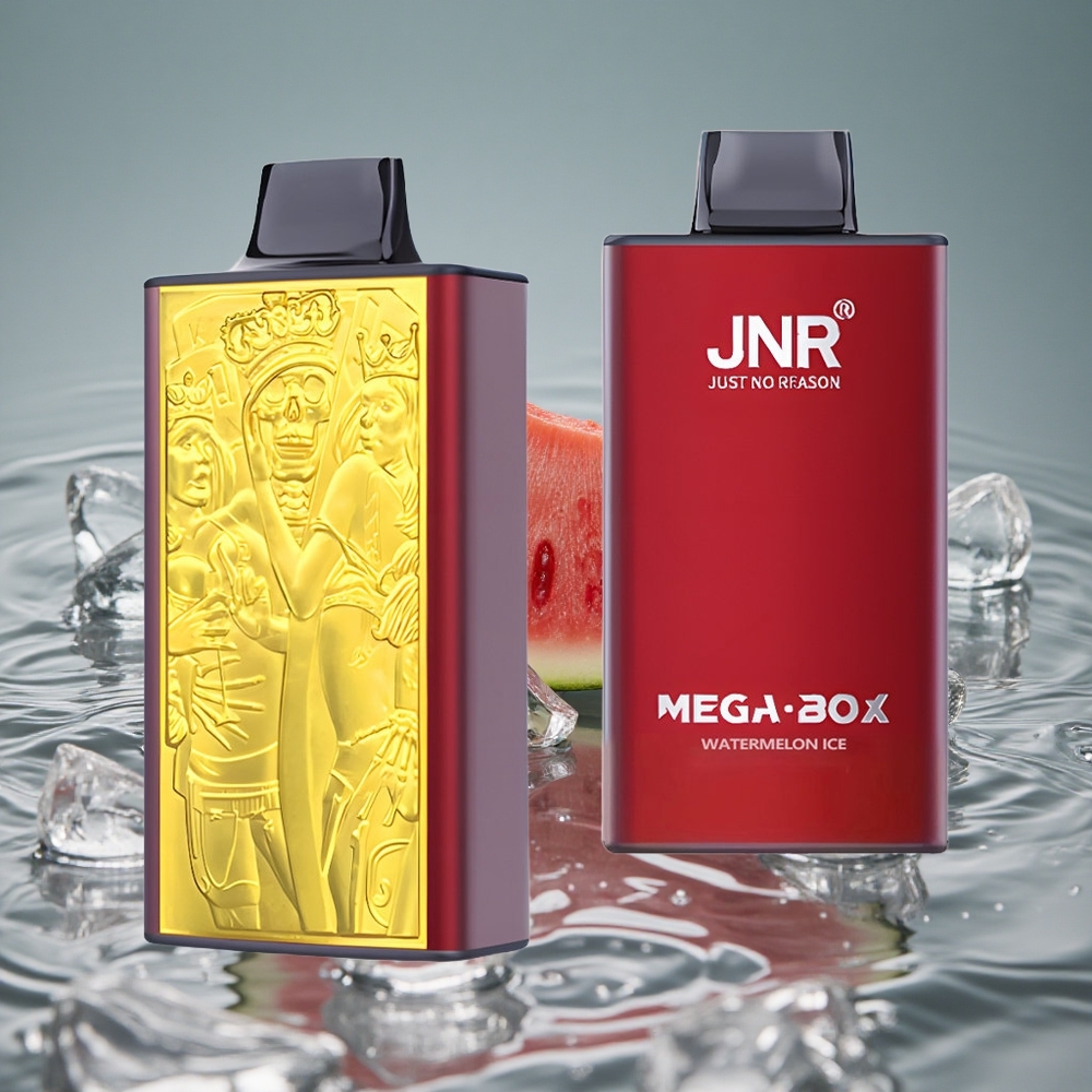 JNR Mega Box 25000 Puffs Vienkartinis Vape Arbūzas ir Ledas