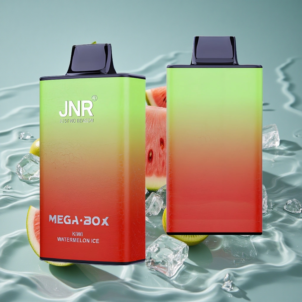 JNR Mega Box 25000 Puffs Vienkartinis Vape Kiwi Arbūzas Ledas