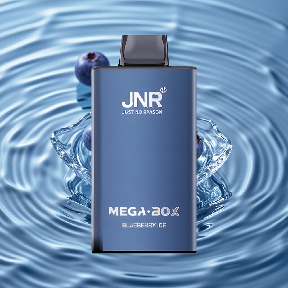 JNR Mega Box 25000 Puffs Vienkartinis Vape Mėlynųjų uogų ledas