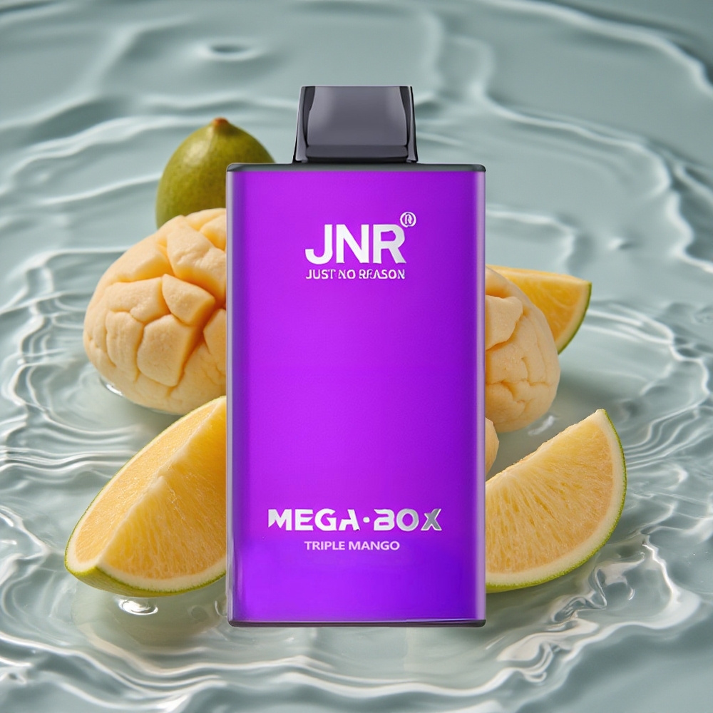 JNR Mega Box 25000 Puffs Vienkartinis Vape Trys Mango