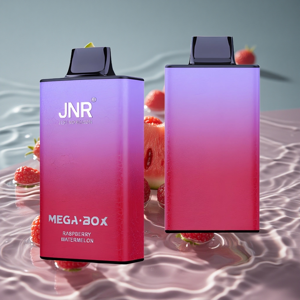 JNR Mega Box 30000 Puffs Vienkartinis Vape Avietės Arbūzas