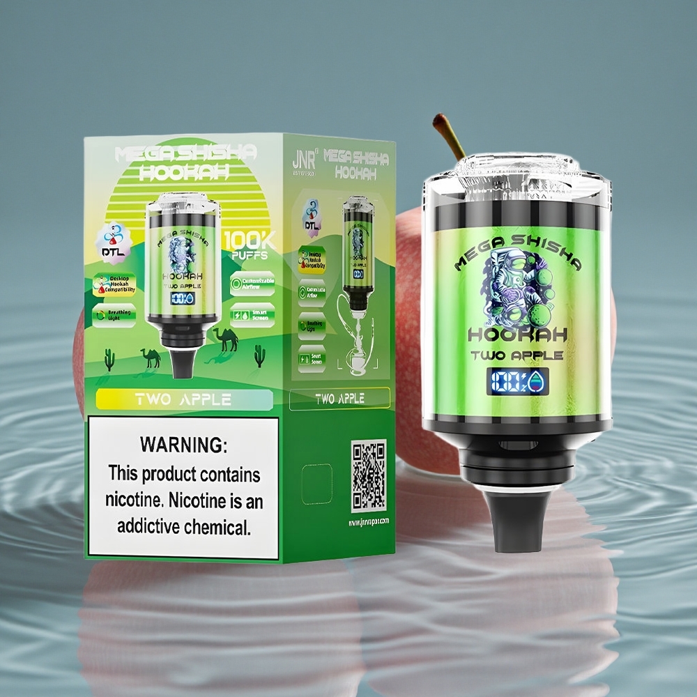 JNR Mega Shisha Hookah 100K Darbalaukio Suderinamumas 60ml