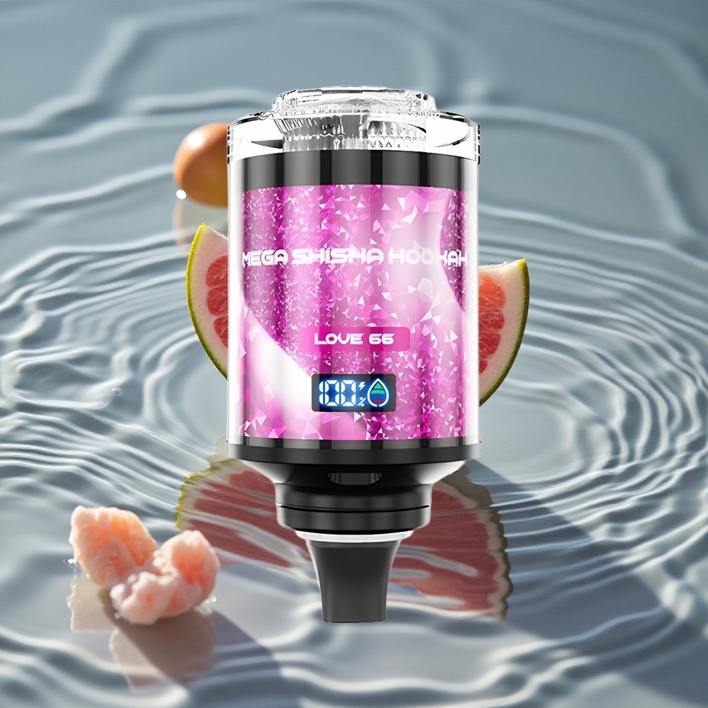 JNR Mega Shisha Hookah 100K Stolinis Suderinamumas 60ml