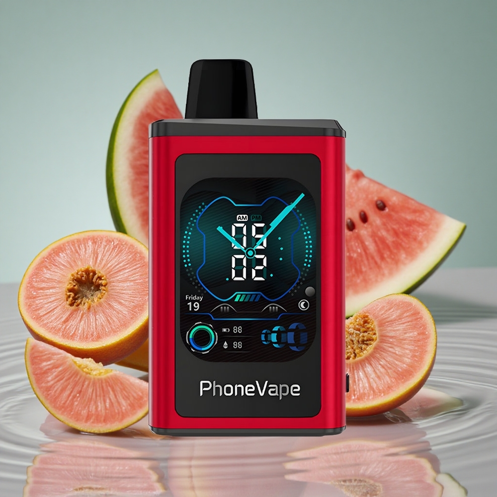 JNR PhoneVape 30000 Puffs Vienkartinis Vape Persikas Mango Arbūzas