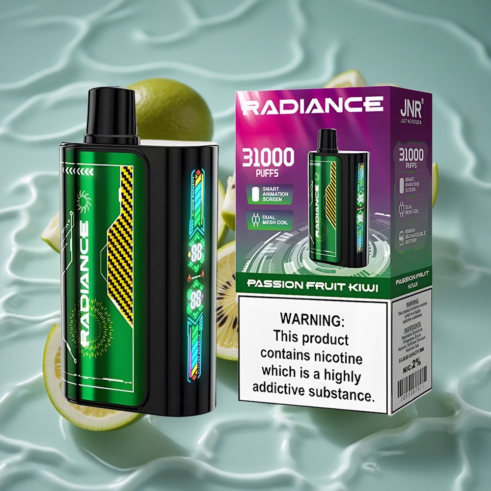 JNR Radiance 31000 Puffs Vienkartinis Vape Marakučių Kiwi