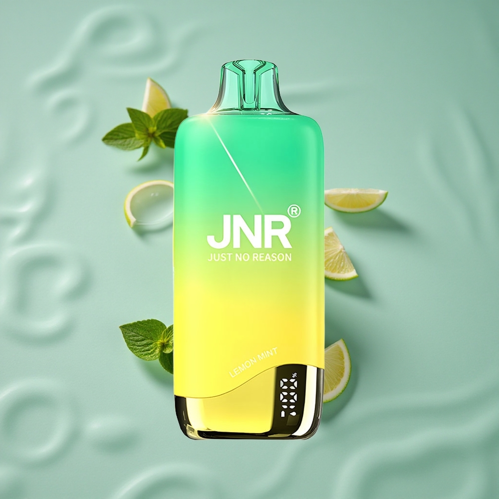 JNR Rainbow 10500 Puffs Vienkartinis Vape Citrinų Mėta