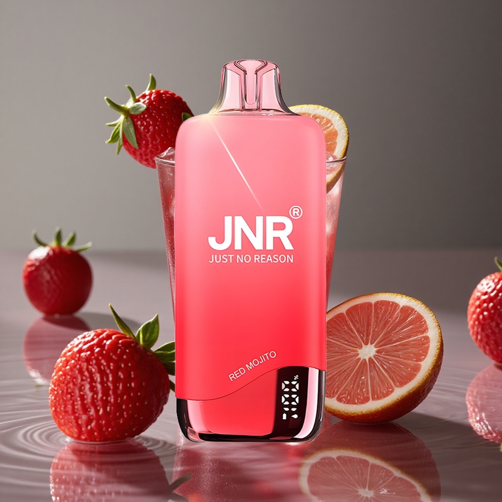 JNR Rainbow 10500 Puffs Vienkartinis Vape Raudona Mojito