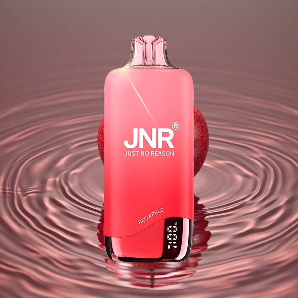 JNR Rainbow 10500 Puffs Vienkartinis Vape Raudona Obuolė