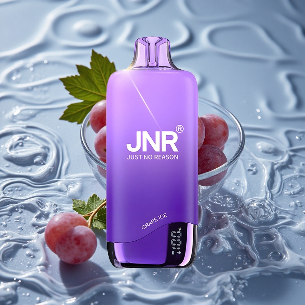 JNR Rainbow 10500 Puffs Vienkartinis Vape Vynuogių Ledas