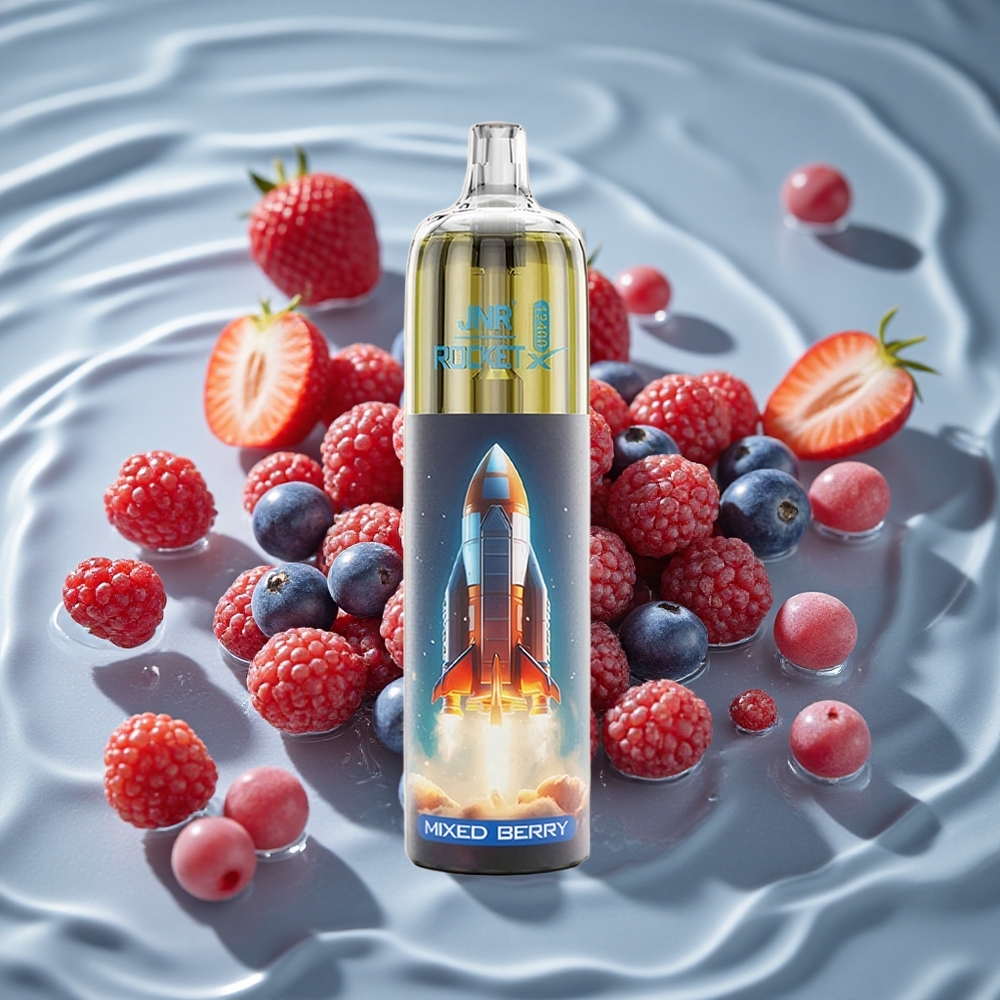 JNR Rocket-X 12400 Puffs Vienkartinis Vape Mėlynų Uogų