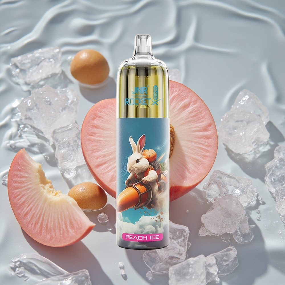 JNR Rocket-X 12400 Puffs Vienkartinis Vape Persikų Ledas
