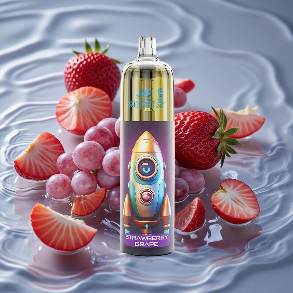 JNR Rocket-X 12400 Puffs Vienkartinis Vape Sureguždžiai Braškės