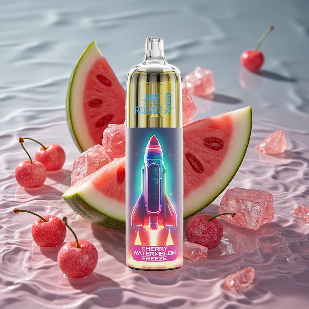 JNR Rocket-X 12400 Puffs Vienkartinis Vape Vyšnių Arbūzo Šaltis