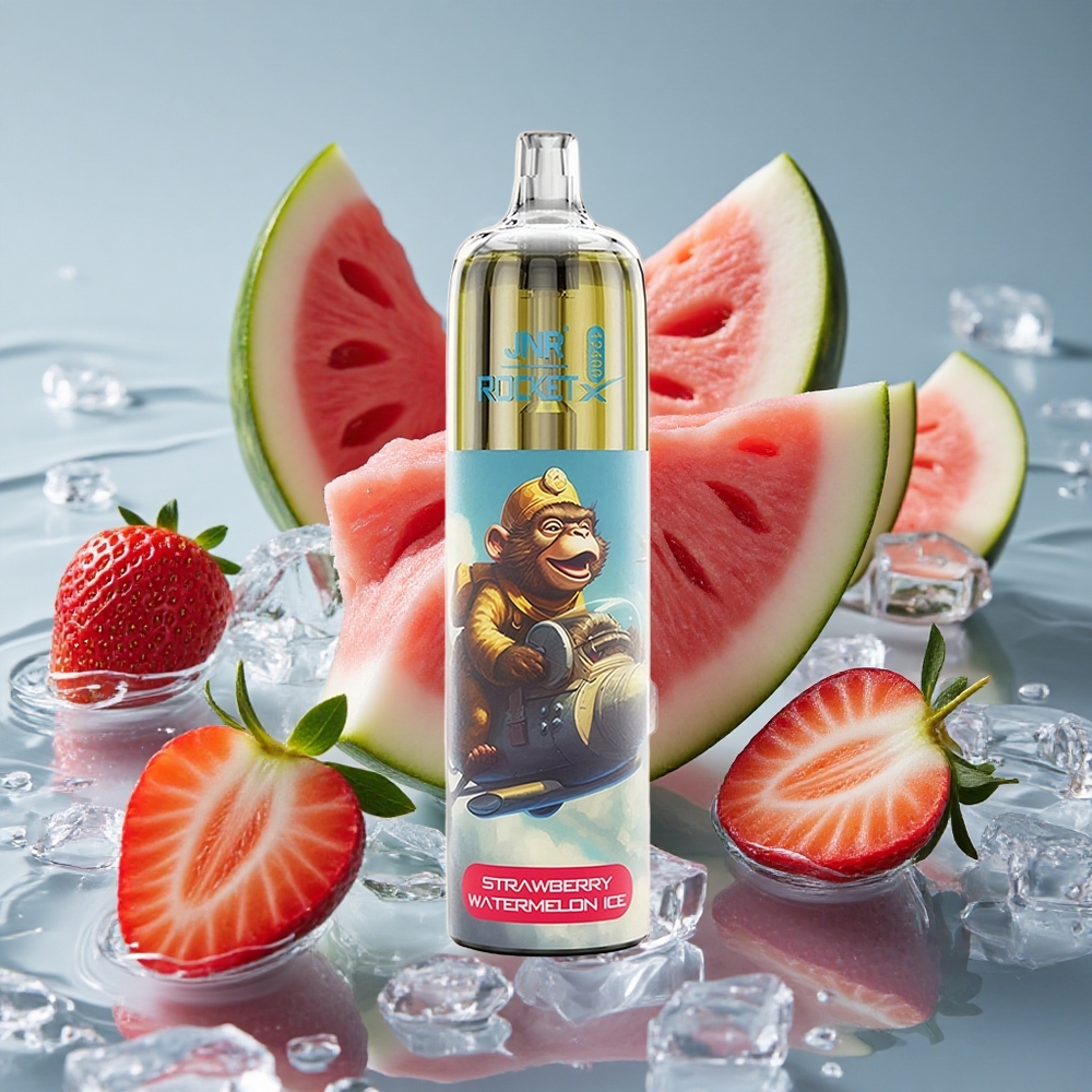 JNR Rocket-X 12400 Pūsos Vienkartinis Vape Braškės Arbūzas Ledas