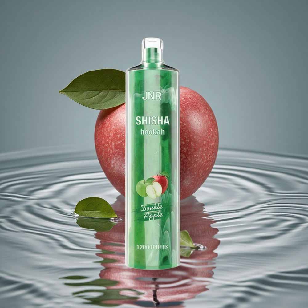 JNR Shisha Hookah 12000 Puffs Vienkartinis Vape Dviguba Obelis