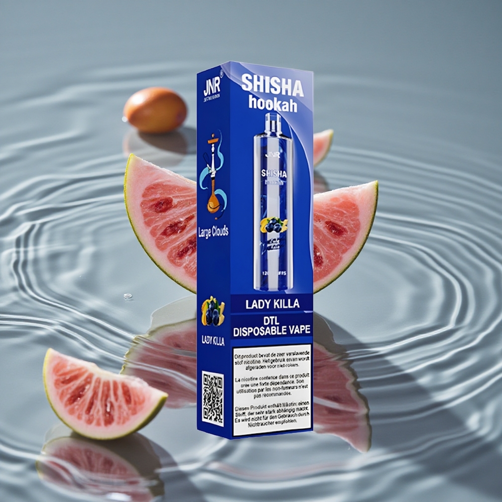 JNR Shisha Hookah 12000 Puffs Vienkartinis Vape Lady Killa