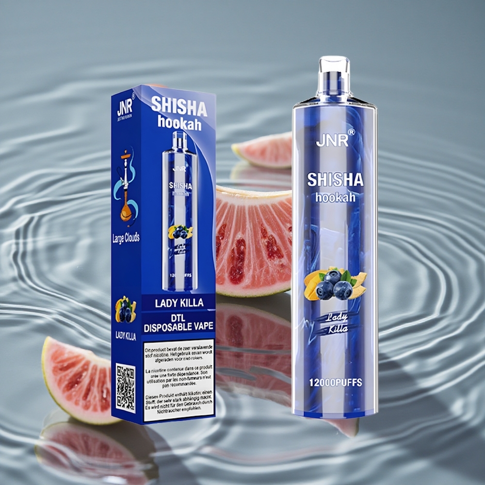 JNR Shisha Hookah 12000 Puffs Vienkartinis Vape Lady Killa