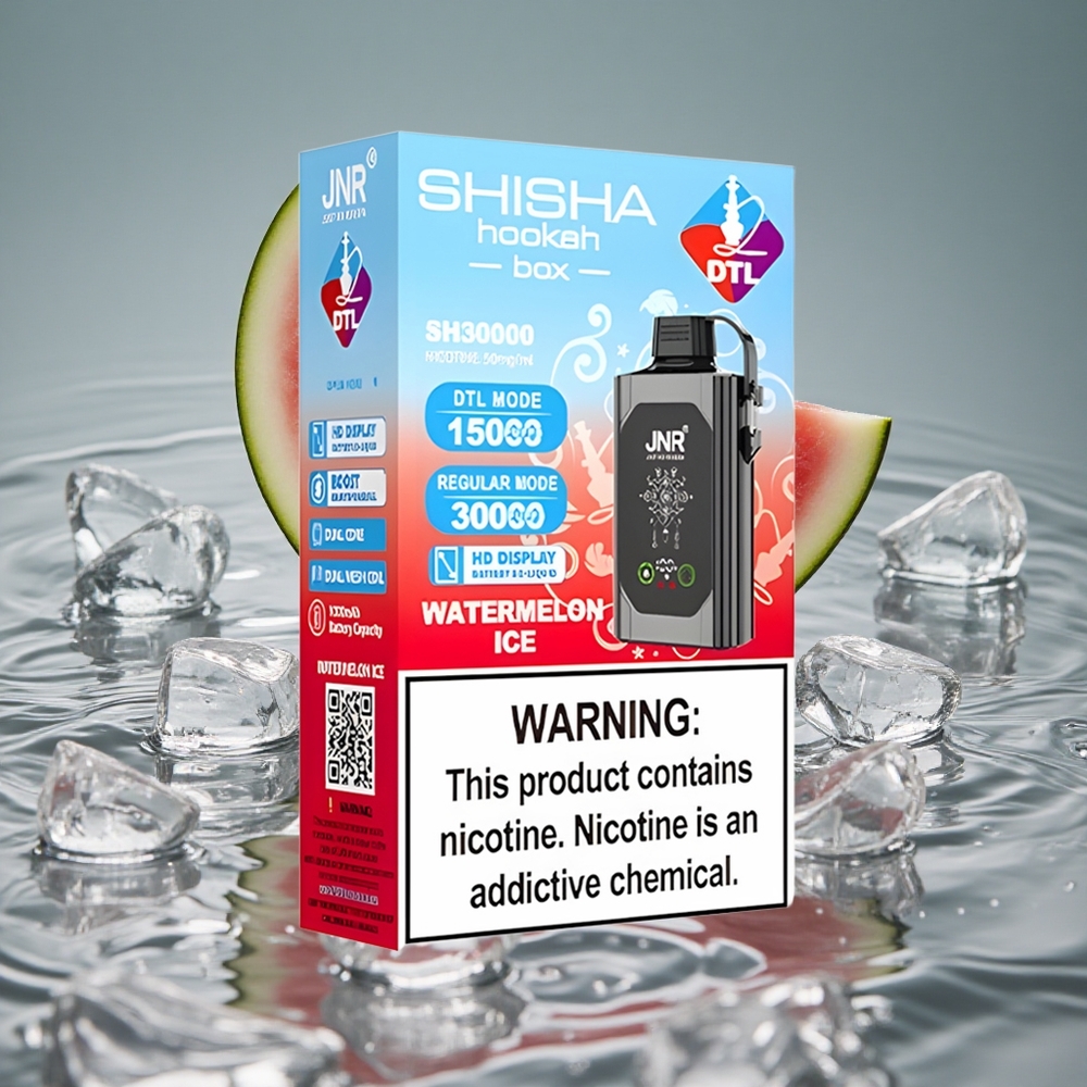 JNR Shisha Hookah Box 20500 Puffs Vandyninis Ledas