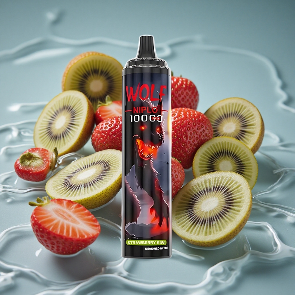 JNR Wolf Niplo 10000 Puffs Braškė-Kivi Vienkartinis Vape