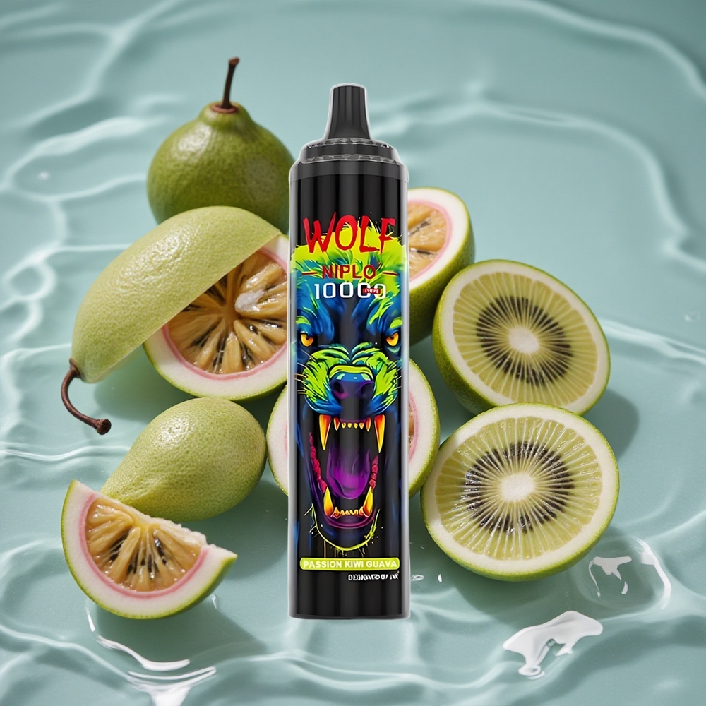 JNR Wolf Niplo 10000 PuffsVienkartinis Vape Aistra Kivi Guava