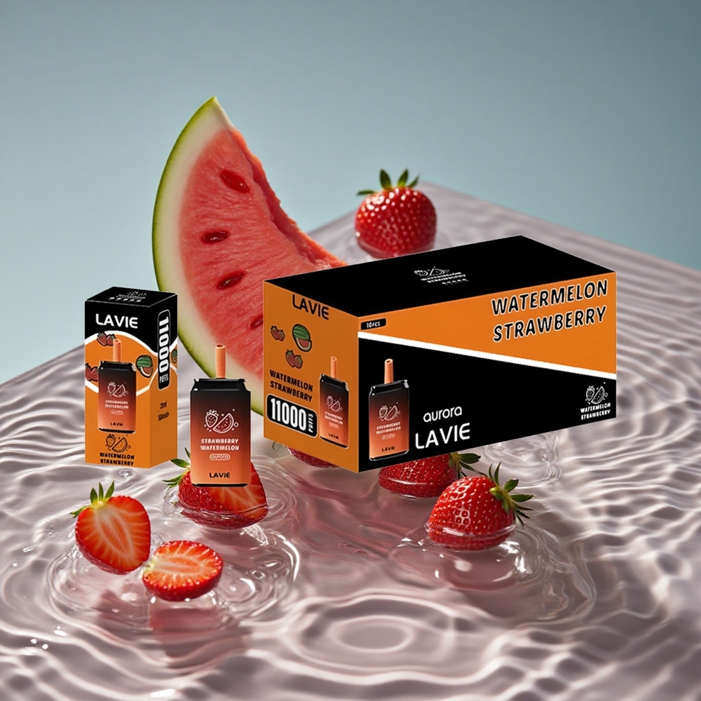 LAVIE Aurora 11000 Puffs Vienkartinis Vape Braškė Arbūzas