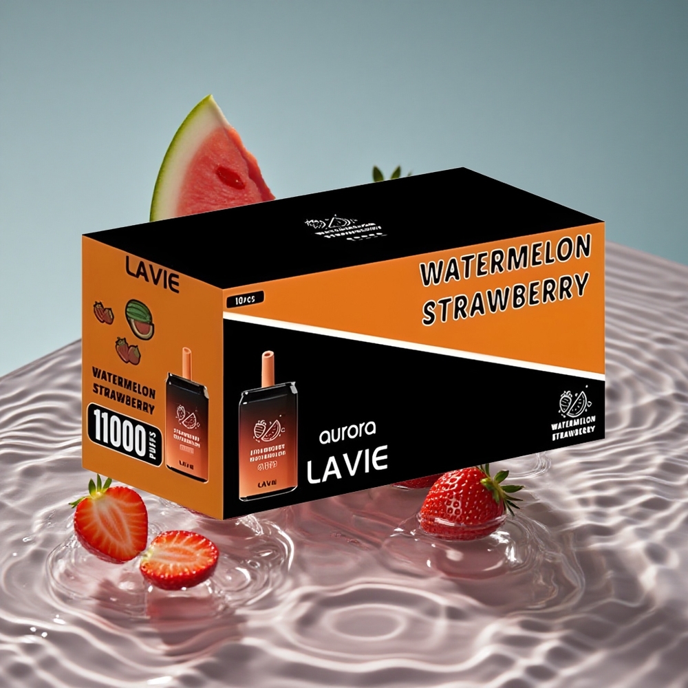 LAVIE Aurora 11000 Puffs Vienkartinis Vape Braškė Arbūzas