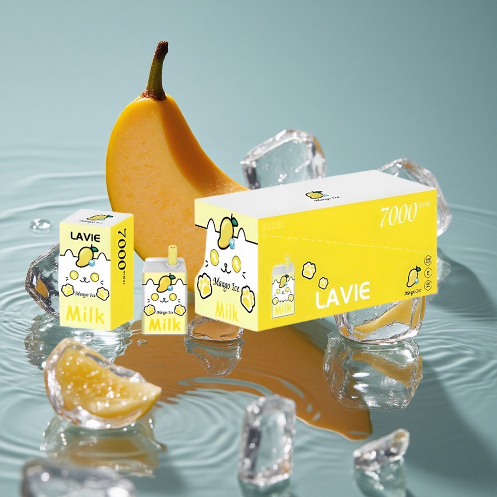 LAVIE Pienas 7000 Puffs Mango Ledas Vienkartinis Vape